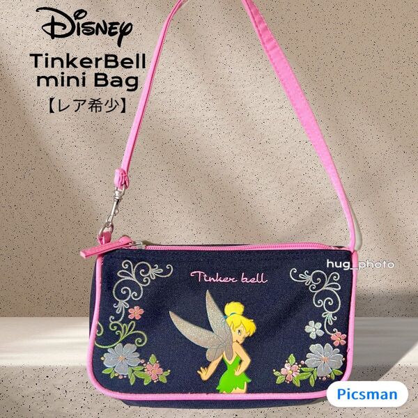 【レア】Disney×Ruz ティンカーベル ミニバッグ ハンドバッグ ディズニー
