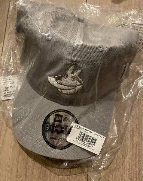 となりのトトロ NEW ERA コラボキャップ 9THIRTY グレー 小トトロ