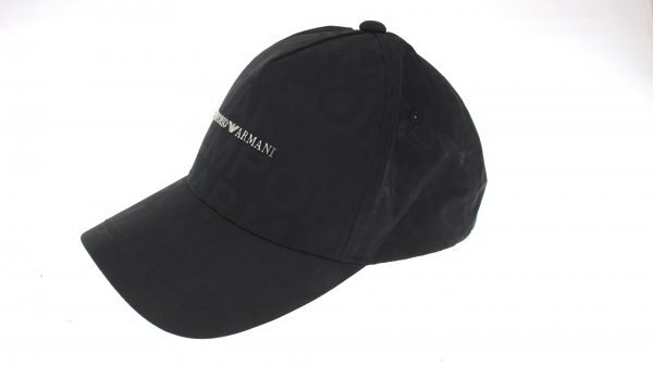 ◆ 美品 EMPORIO ARMANI / エンポリオアルマーニ キャップ ベースボールキャップ 帽子 ブラック 149785