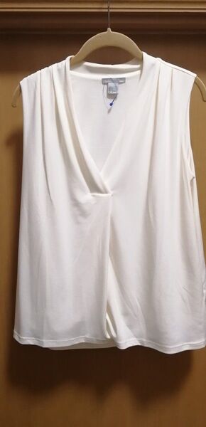 美品 H&M ノースリーブ カットソーブラウス Sサイズ