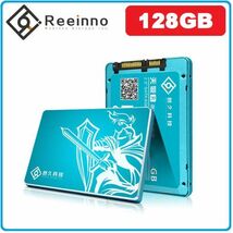 ★新品!!最安値★Reeinno SSD 128GB SATA3 / 6.0Gbps 2.5インチ 3D 高速 NAND TLC 内蔵型 デスクトップ ノートパソコン DE037_画像1