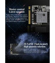 ★新品!!最安値★Reeinno SSD M.2 NVMe PCI-E 960GB 3D 高速 NAND TLC 内蔵型 Mace2000-960 デスクトップ ノートパソコン DE038_画像8