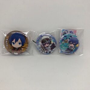 雪ミク KAITO 缶バッジ ボーカロイド マジカルミライ2021 ガシャポンくじ 2022 セガラッキーくじ 新品未開封