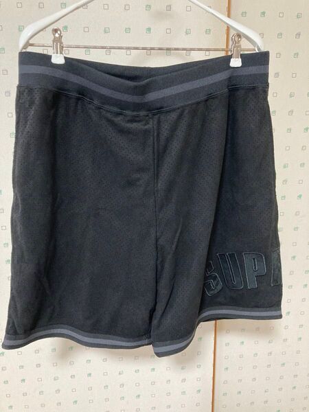 24ss SUPREME Ultrasuede Mesh Short 新品未試着 Black Large Box ショーツ