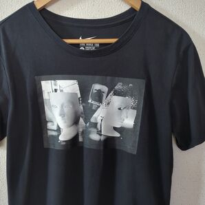 美品 2016 NIKE SB DRI-FIT ARTデザインプリント Tシャツ 黒 スケボー