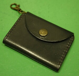 Laugh & Be Lucky 5 ream key case black × moss green secondhand goods 