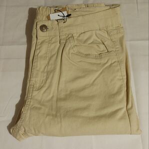 Sleeping Sheep(スリーピング シープ) ピタッとしすぎない 程よいフィット感 レディースパンツ( クリーム, L)