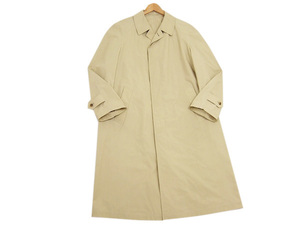  as good as new *NEW YORKER* new yo- car * beige group * spring autumn * put on turning all-purpose * one -ply * thin * turn-down collar * spring coat *M size * men's 