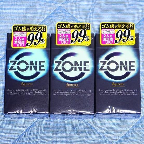 ZONE(ゾーン) コンドーム 6個入×3箱