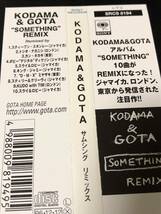KODAMA & GOTA / SOMETHING REMIX ＊ こだま和文、屋敷豪太、MUTE BEAT　[廃盤]_画像5