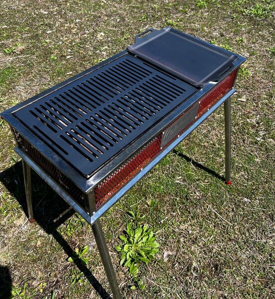 鉄板のみ 2枚セット コールマン クールスパイダープロ レッド 鉄板 6mm BBQ バーベキュー キャンプ アウトドア