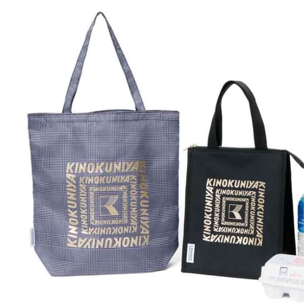 【限定】紀ノ国屋×L’ESSAGEJOURNAL STANDARDチェック柄トート&保冷・保温バッグ