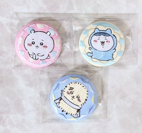 ちいかわ 刺繍缶バッジ