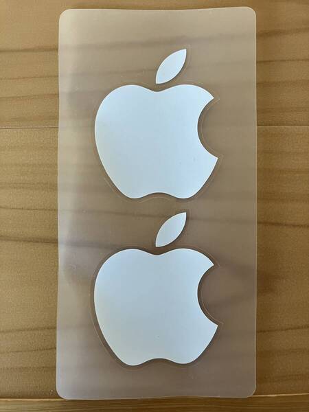 【未使用品】Apple (アップル) ロゴステッカー|iPhone (アイフォーン) 同梱品・コレクター品・正規品・装飾雑貨・貼付・ホワイト (白)