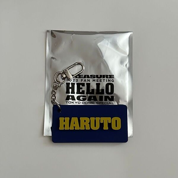 treasure ハルト ラバーキーホルダー hello again