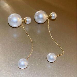 気品溢れる パール ピアス