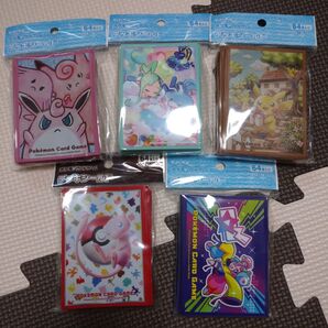 【新品未開封】ポケモンカード デッキシールド 完売品 5点まとめ売り