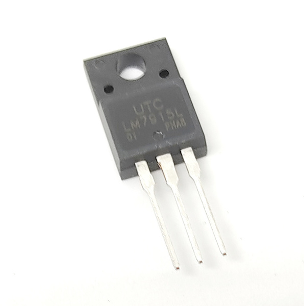 三端子レギュレーター 7915 負電源用 -15V 1A 負電源 マイナス電源 TO-220フルモールドパッケージ LM7915L 3端子 -15V