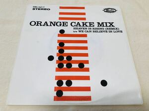 ORANGE CAKE MIX★オレンジケーキミックス★HEAVEN IS RISING(REMIX)★DRL047-7★7インチ★限定盤★ホワイトヴィニール盤