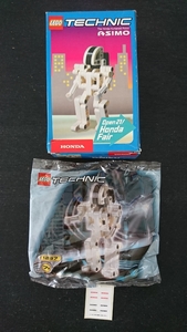 2001年当時物!!非売品オリジナルLEGO TECHNIC THE HONDA HUMANOID ROBOT 「ASIMO」未開封レゴ ホンダロボット広告ノベルティー 車 CAR
