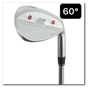 軟鉄鍛造 ウェッジ スチールシャフト 適合スコアライン/NiCrサテンメッキ 60°