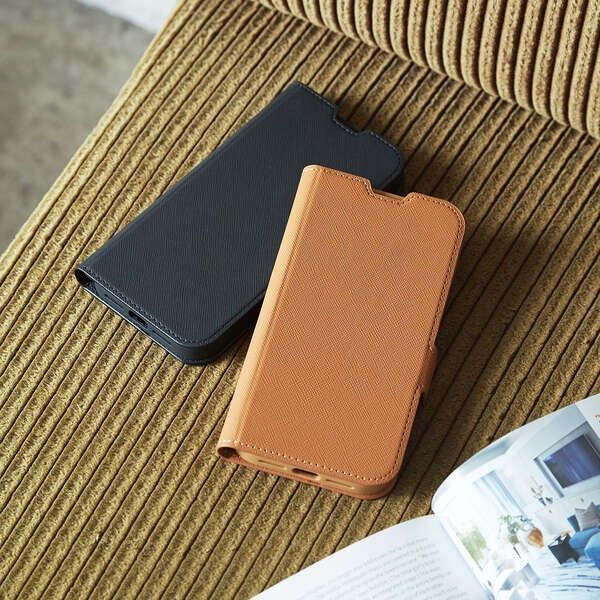 エレコム iPhone14 Proレザーケース ブラック
