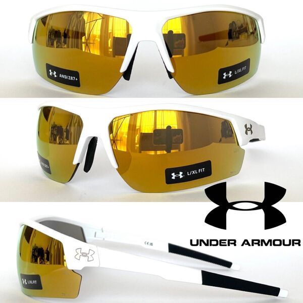 UNDER ARMOUR アンダーアーマー スポーツサングラス UA SKILLZ/G スポーツサングラス 7JX2B ホワイト