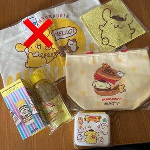 サンリオ ポムポムプリン 水筒、トートバッグなど5点
