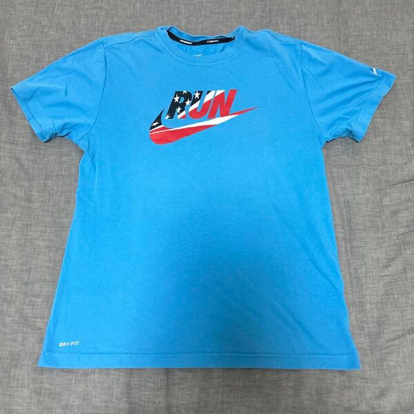 ナイキ tシャツ Mサイズ ナイキランニングアメリカ国旗 星条旗 NIKE