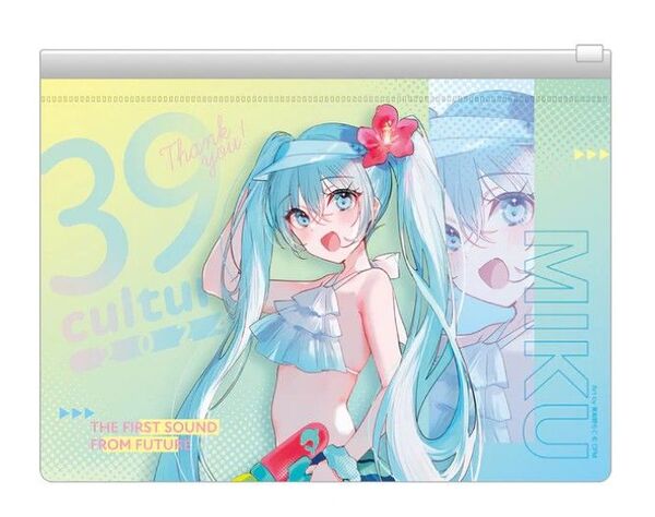 【39Culture 2024】 初音ミク FESビニールポーチ【COCOLLABO】