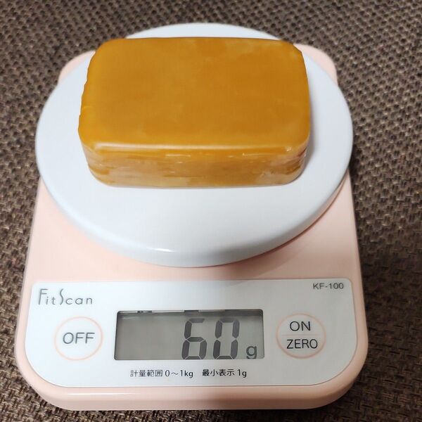日本みつばちのミツロウ 60グラム