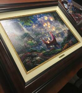 Disney Fine Art ディズニーファインアート ラプンツェル　限定 レア Thomas Kinkade