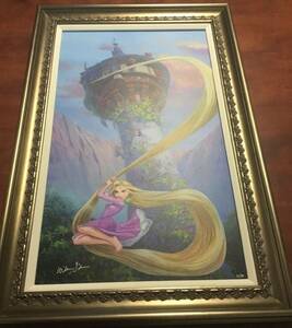 Disney Fine Art ディズニーファインアート ラプンツェル　限定 レア William Silvers　Tangled Rapunzel