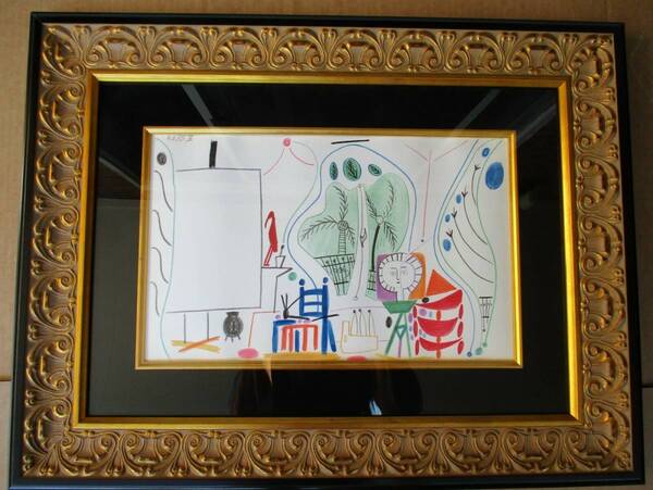ピカソ パブロ・ピカソ Pablo Picasso 絵画 レア 限定 希少 Interieur XII