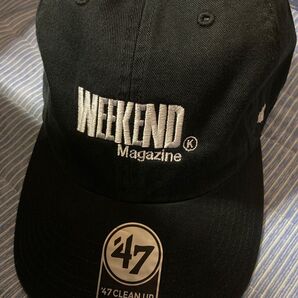 47 NEAT ニート WEEKEND magazine ブラック フォーティーセブン キャップ 帽子