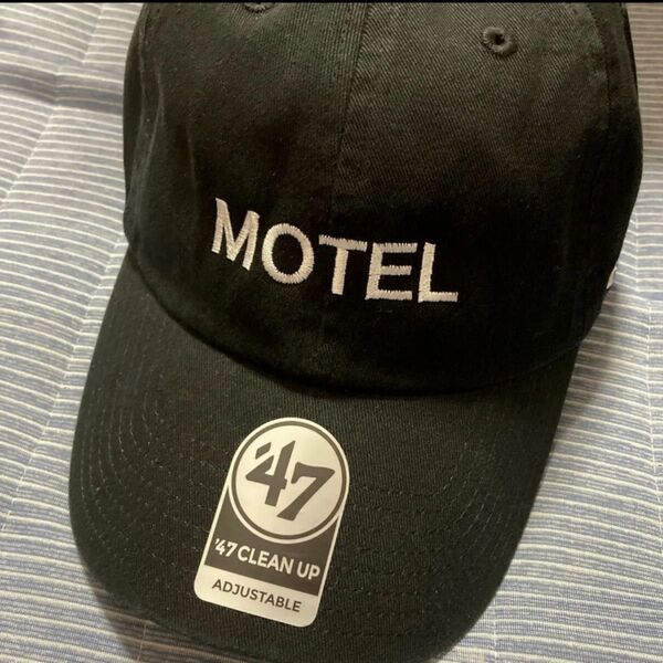 47 motel モーテル ブラック キャップ CAP neat