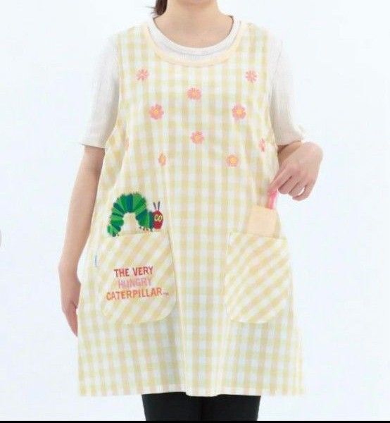 新品★保育士看護師★すてきな先生学研★はらぺこあおむし抗ウイルスフラワーエプロン