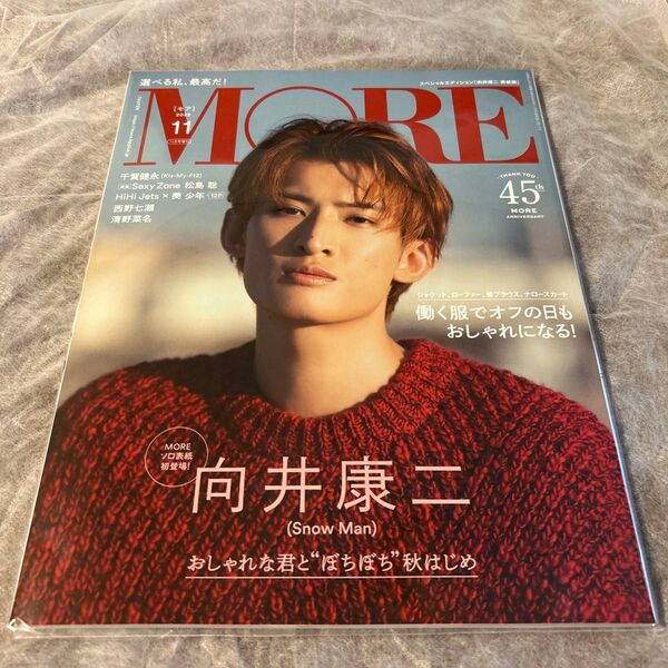 スペシャルエディション 「向井康二」 表紙版 2022年11月号 【MORE増刊】