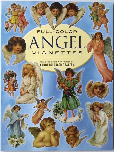 送料無料■ARTBOOK_OUTLET■ R3-069A ★ 新品 フルカラー エンジェル ヴィネット 300デザイン ANGEL VIGNETTES 絶版 TOLE トール 参考に
