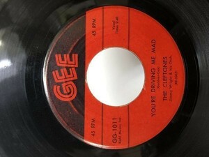 THE CLEFTONES youre driving me mad/little girl of mine シングルレコード