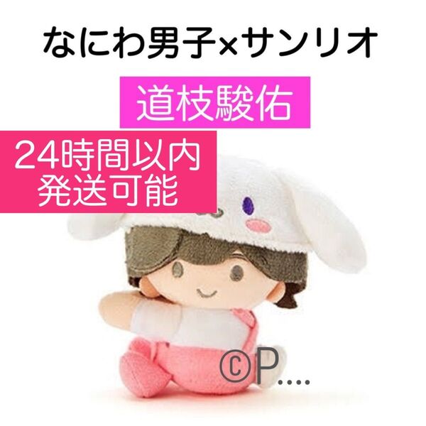 なにわ男子 サンリオ 道枝駿佑 クリップマスコット ぬいぐるみ ちびぬい ローソン