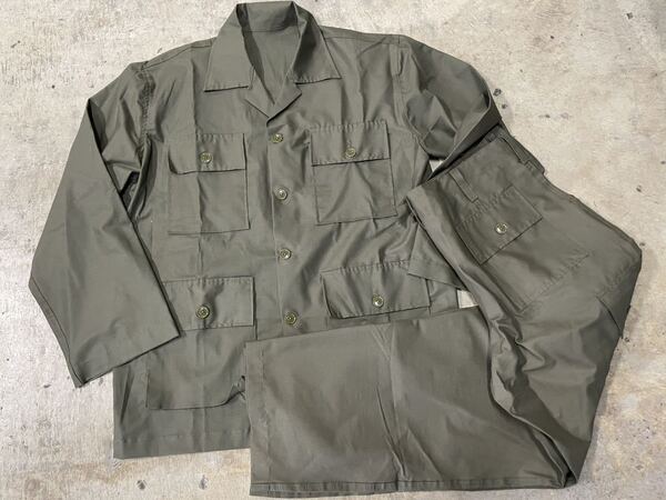 南ベトナム軍 ODジャケット パンツ 上下セット Lサイズ ベトナム戦 米軍 アメリカ軍 73型
