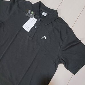 【新品未使用】HEAD ヘッド半袖ポロシャツ ブラック Lサイズ