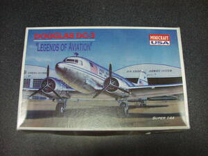  Mini craft USA 1/144 DOUGLAS DC-3 plastic model 