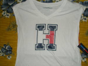 【即決】ハワイ購入 TOMMY HILFIGER SPORT フレンチスリーブTシャツ L トミー