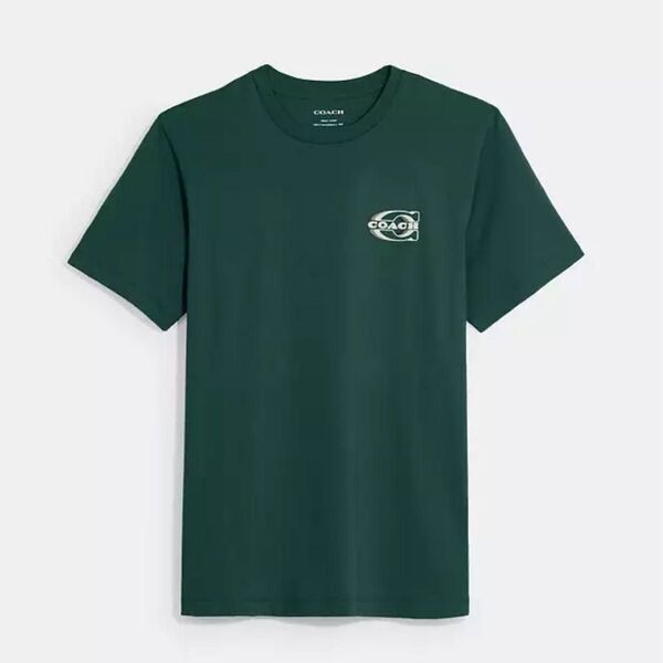 コーチ COACH シグネチャー グラディエント Tシャツ CJ462 AR2 M Hunter Green 新品未開封