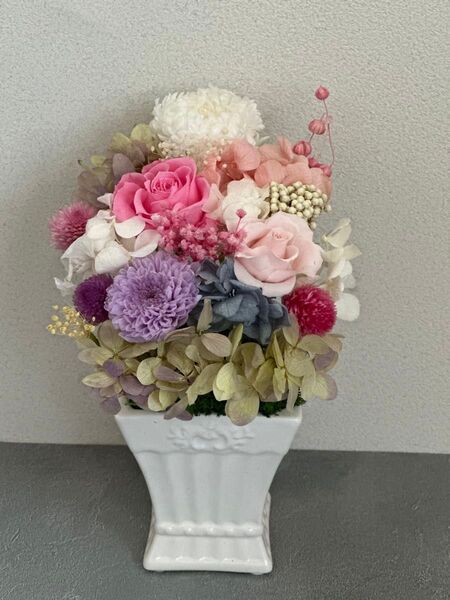 プリザーブドフラワー御供えの花