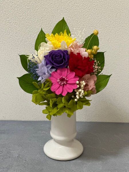 プリザーブドフラワー仏花一基