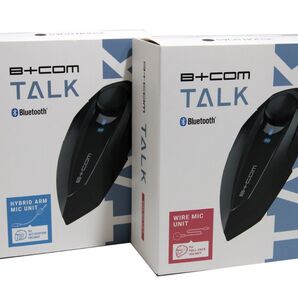 【2台セット】B+COM TALK(ワイヤーマイクとハイブリッドマイク)2台SETでお買い得!