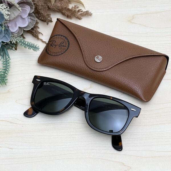 RayBan レイバン ウェイファーラー サングラス べっこうフレーム ケース付